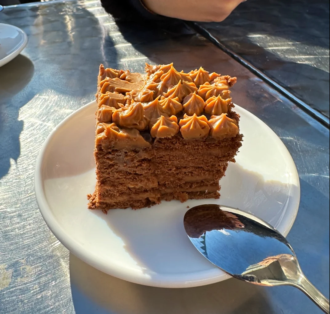Chocotorta con dulce de leche de Ankara Burger